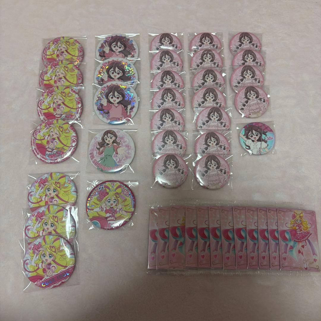プリキュア キミプリ 缶バッジ ウエハース ブルジュラ キュアアイドル うた