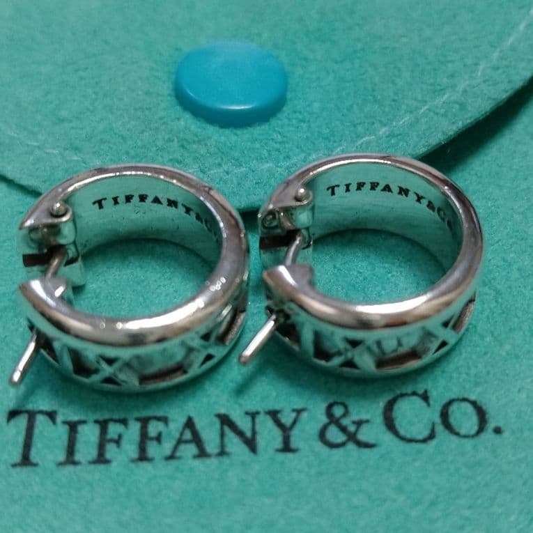 TIFFANY ティファニー アトラス フープ ピアス シルバー