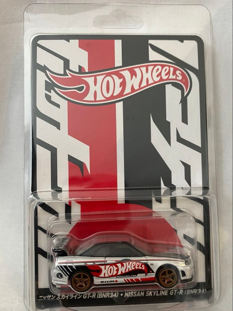 ミニカー HotWheels Nissan Skyline GT-R (BNR34)