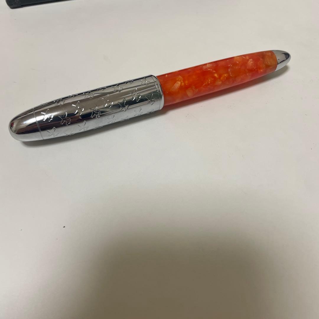 最終値下げ　Breitlingボールペン　オレンジ