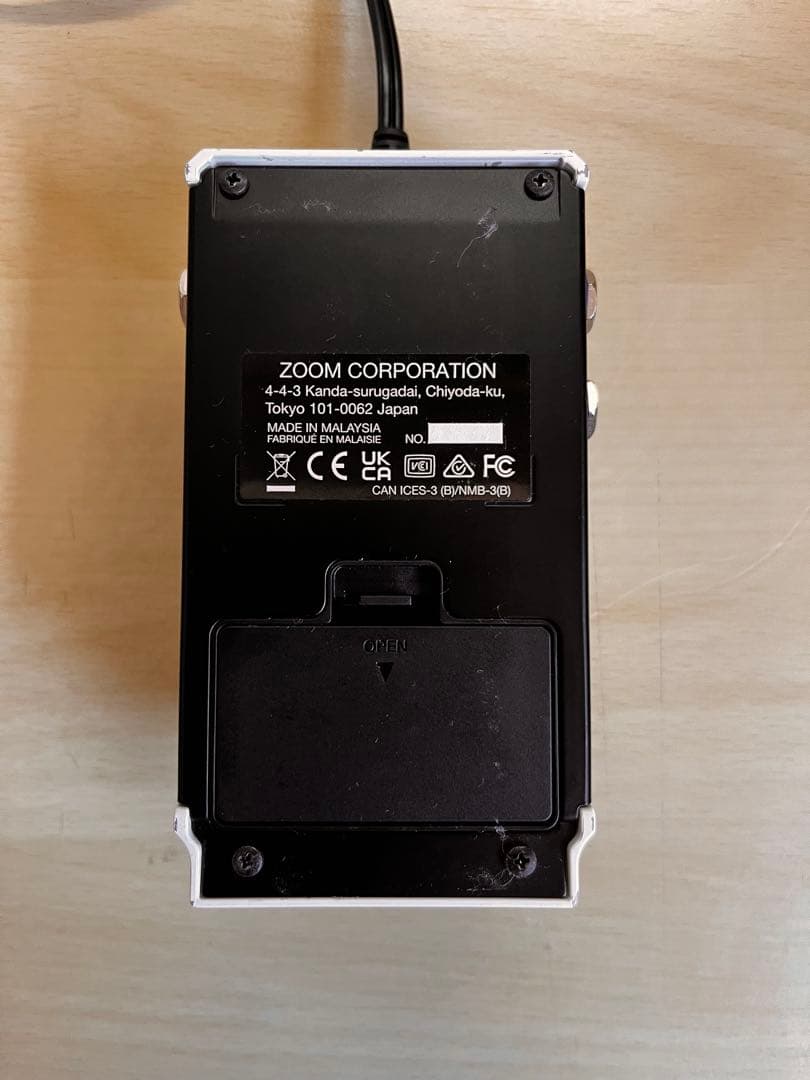 ZOOM MS-50G+ マルチストンプ　(+取説 & エフェクトリスト)