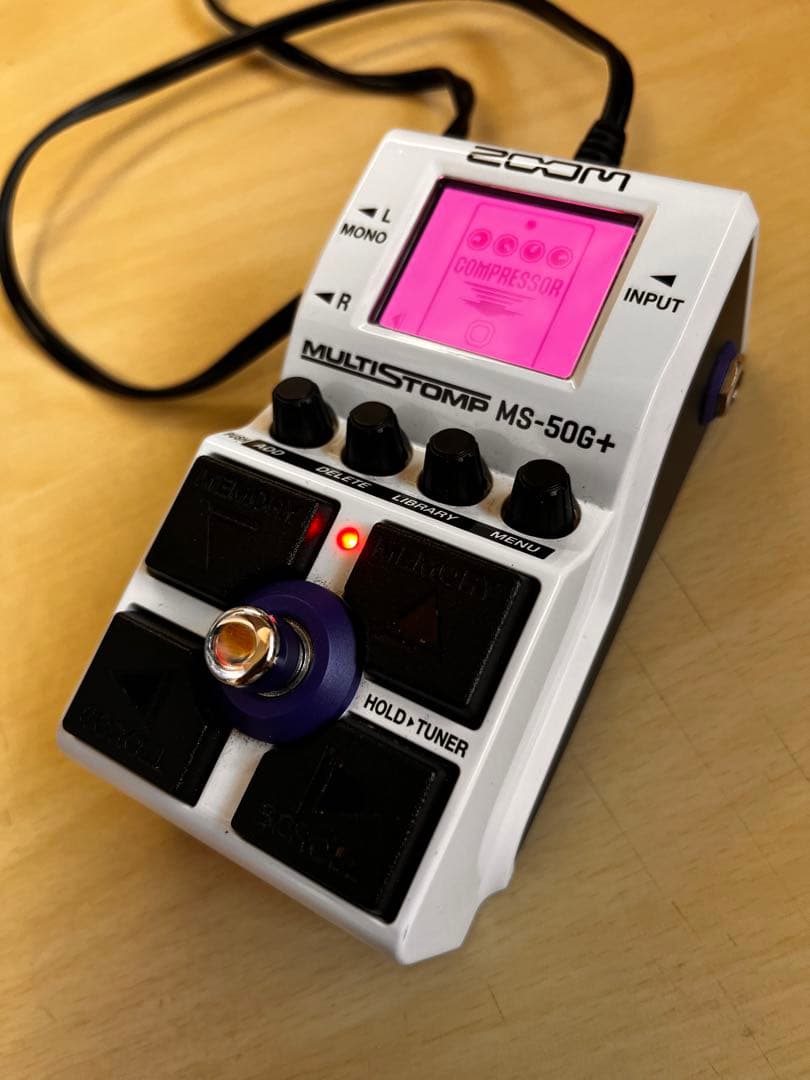 ZOOM MS-50G+ マルチストンプ　(+取説 & エフェクトリスト)