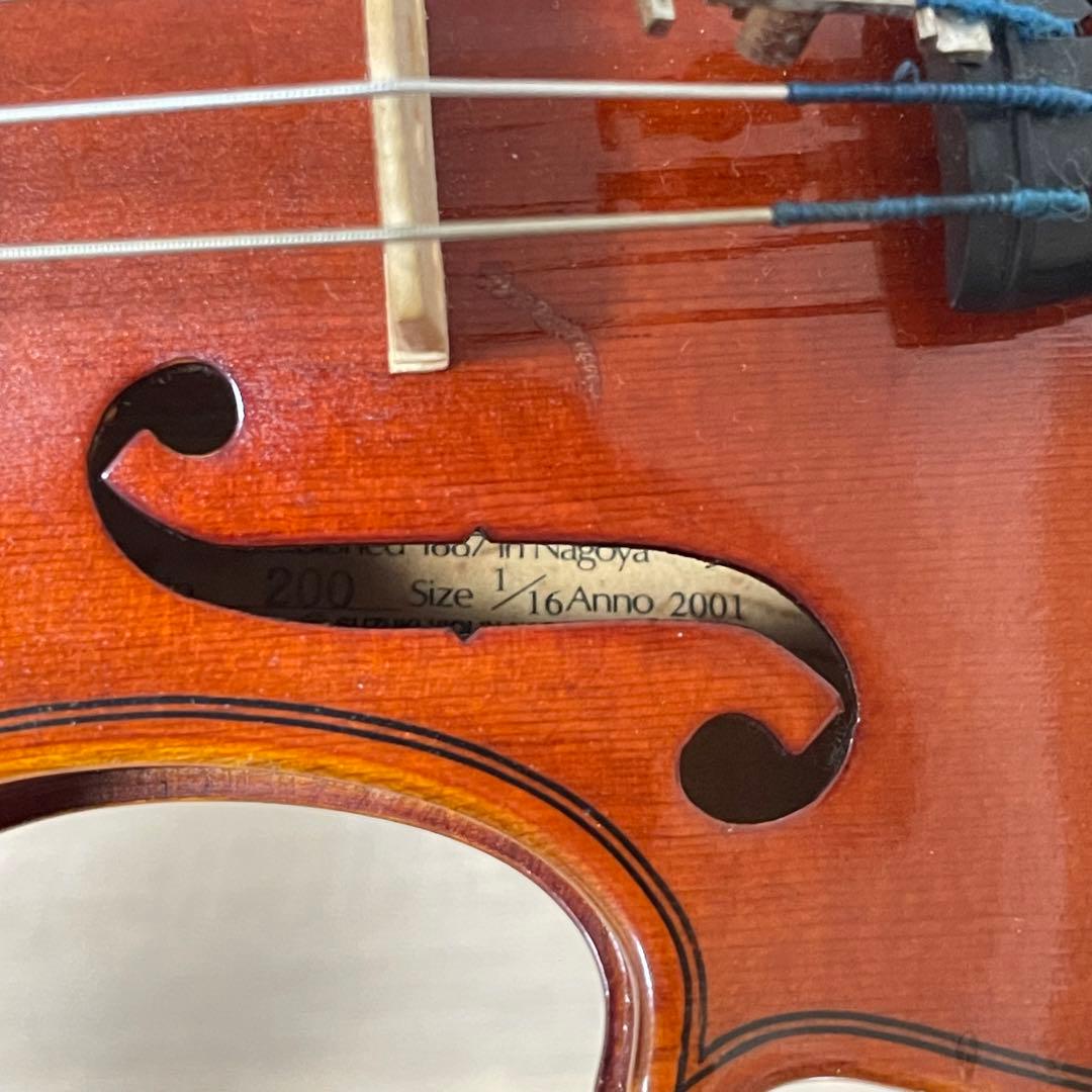 SUZUKI バイオリン No.200 1/16 ANNO 2001