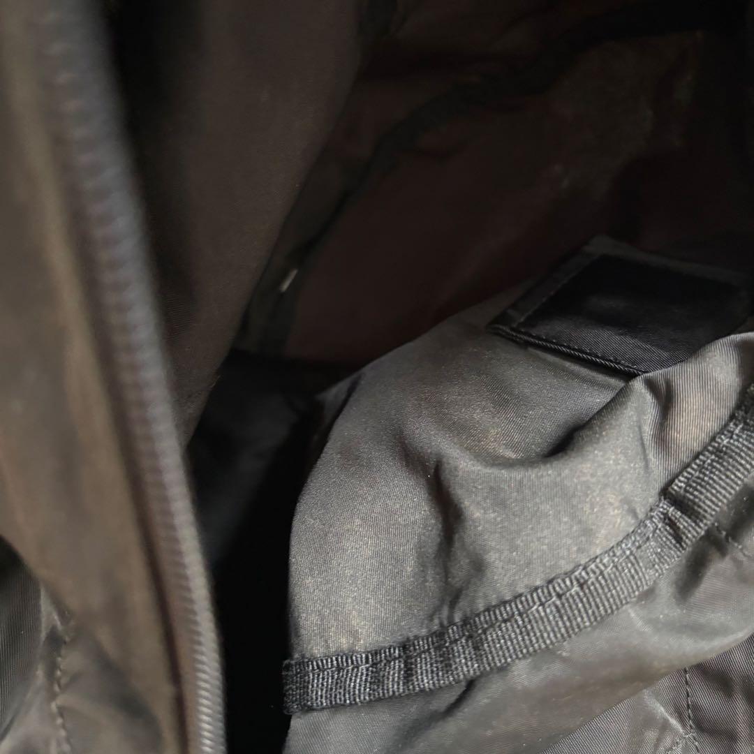 PRADA プラダ 2way ボストンバッグ ナイロン×レザー 黒　鍵付き