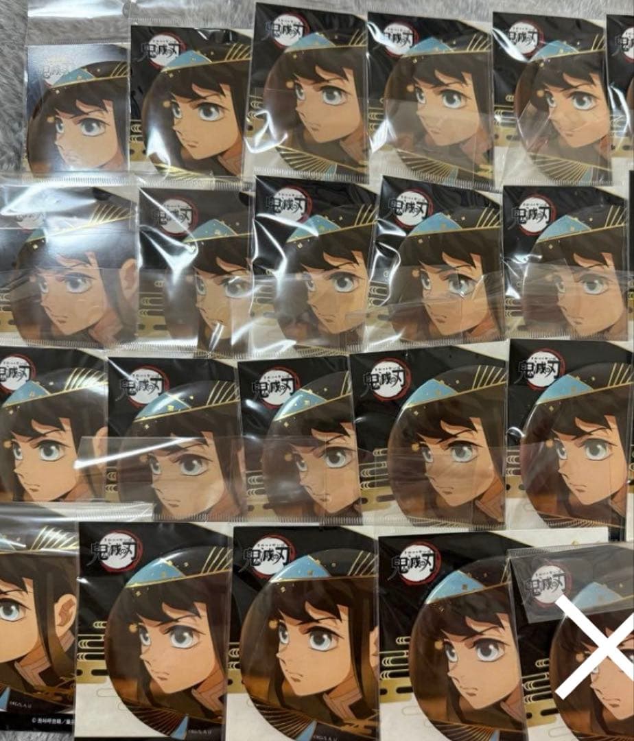 時透無一郎 箔押し缶バッジ 19個