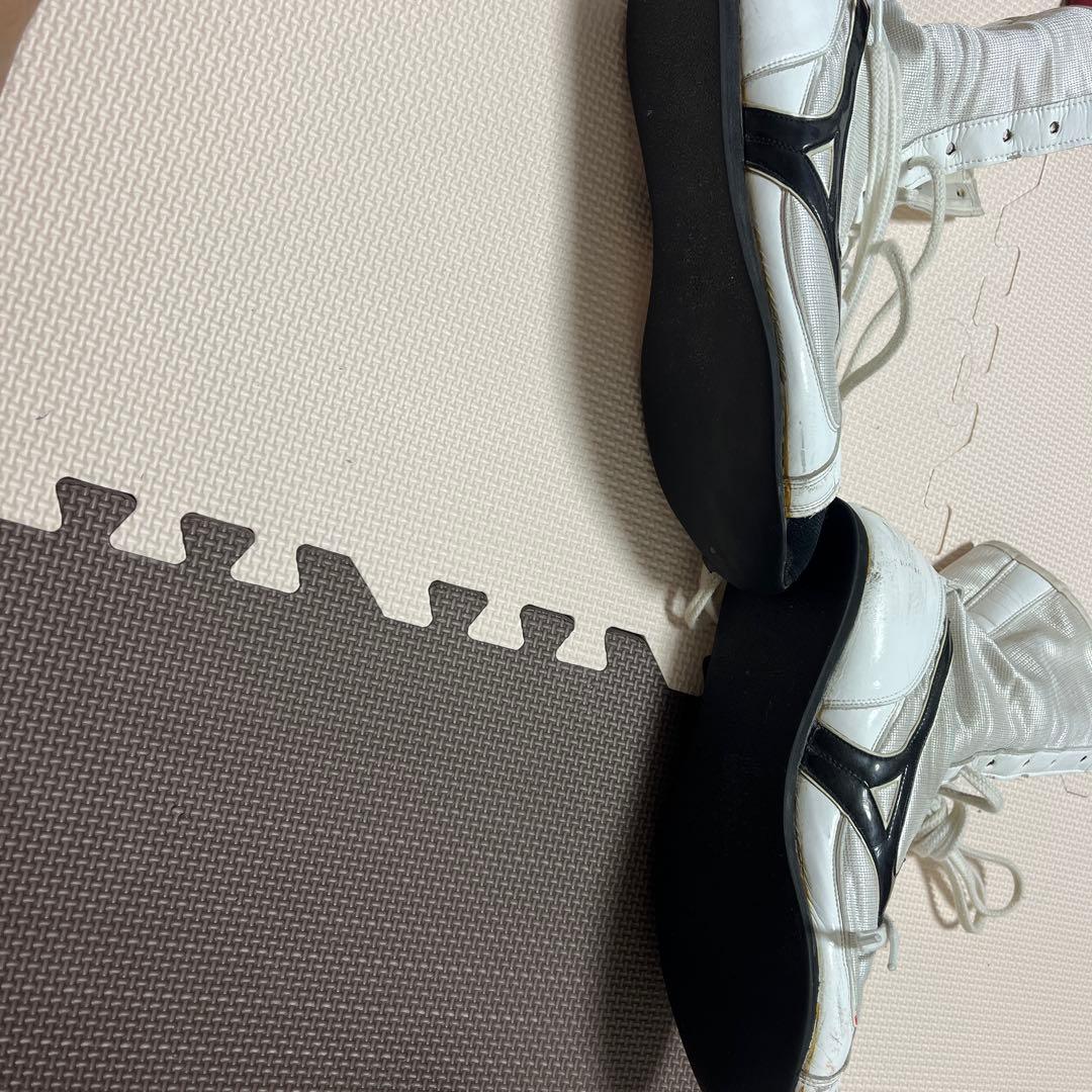 Mizuno ボクシングシューズ ハイカット ホワイト/ブラック