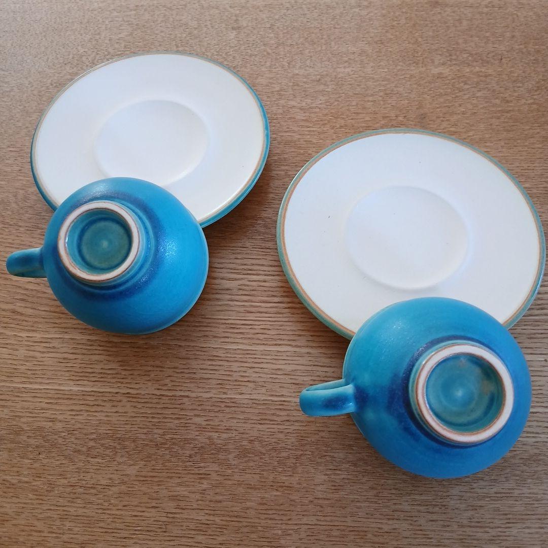 (未使用、自宅保管品) 大嶺工房 カップとソーサー2個セット