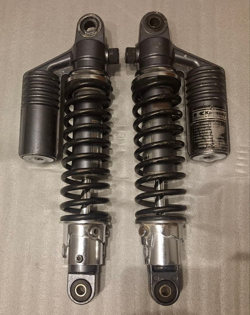 ゼファー400 リアサス　純正 Kawasaki サスペンション 2個セット
