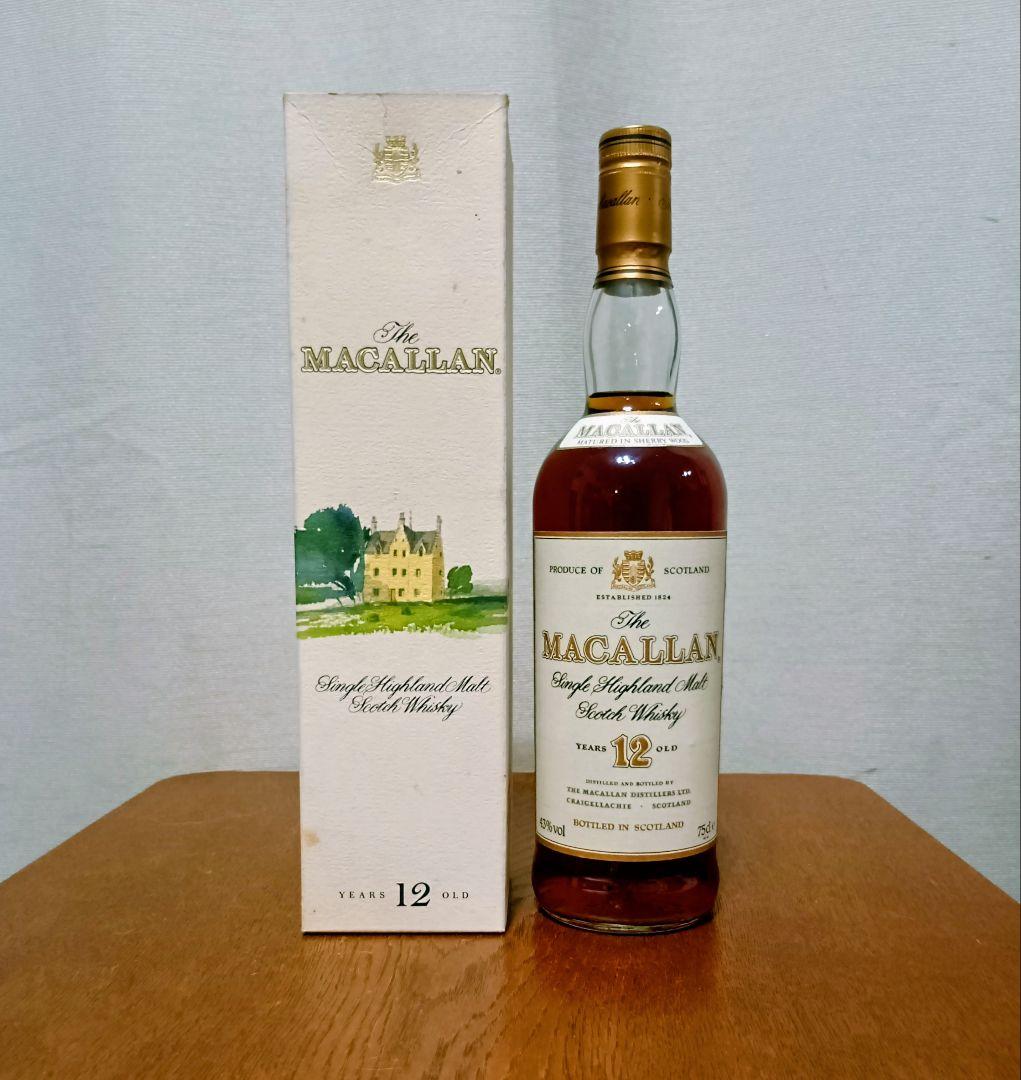 【希少】マッカラン12年 シェリーオーク 旧ボトル 正規輸入品