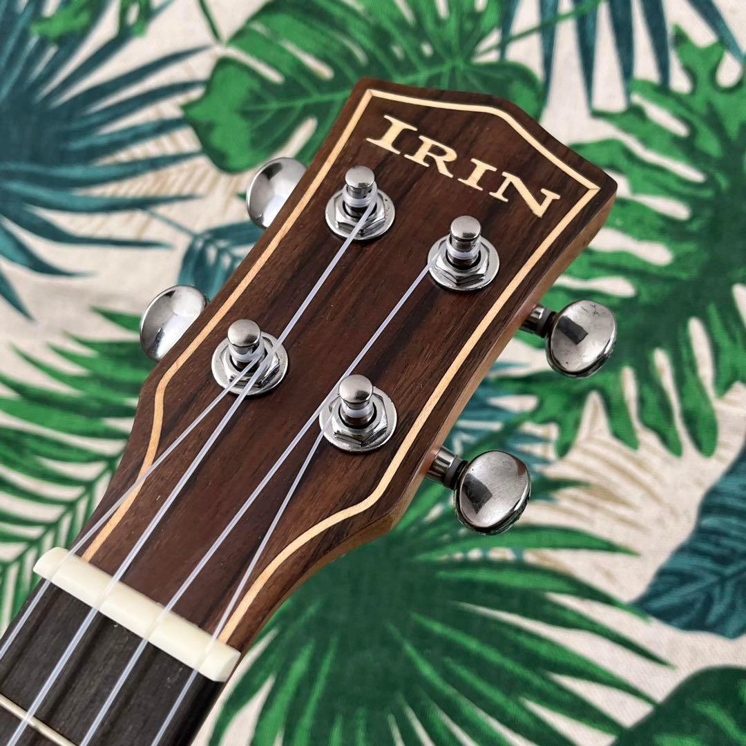 【入門セット】IRINのウォルナット製ソプラノ・ウクレレ【ウクレレ専門店】