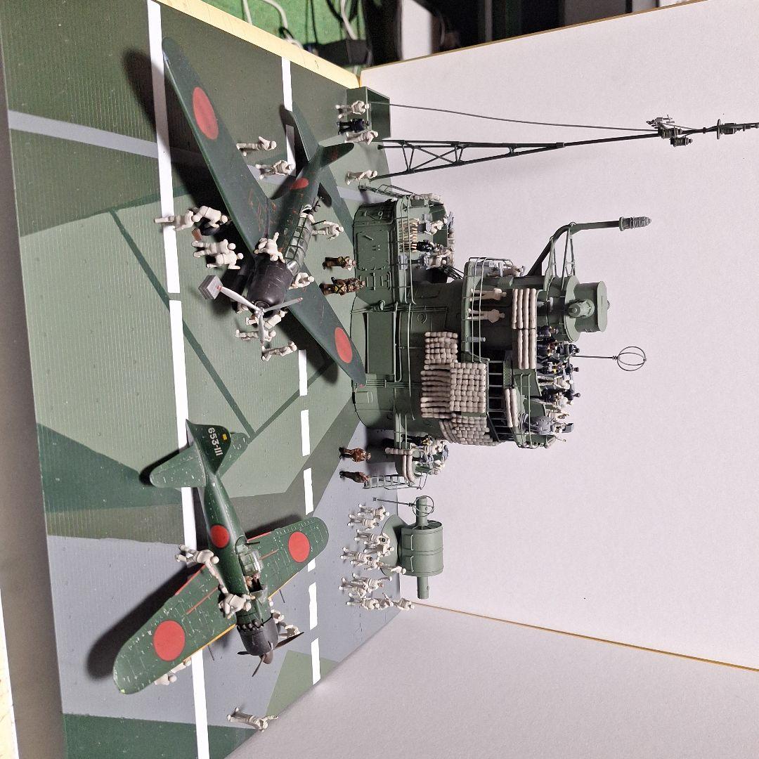 タコム1/72赤城艦橋セット