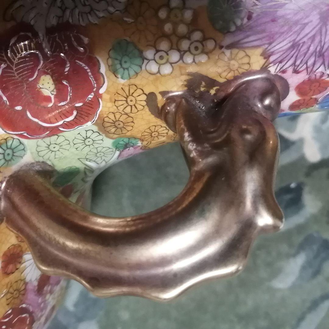 九谷焼 　陶正　大花瓶　高さ35cm 花器　飾壷