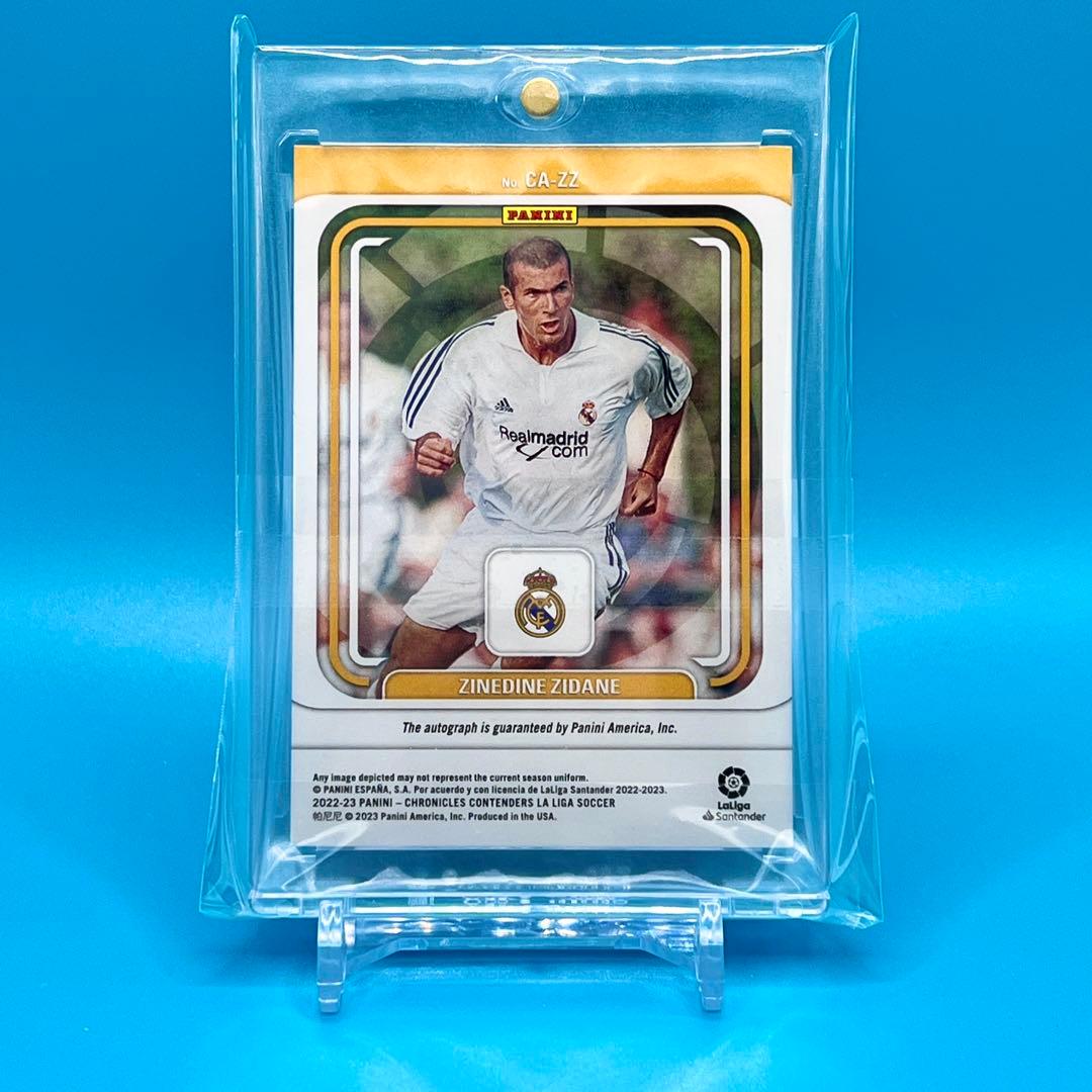 世界34枚限定！PANINI ZIDANE AUTO ジダン 直筆サインカード