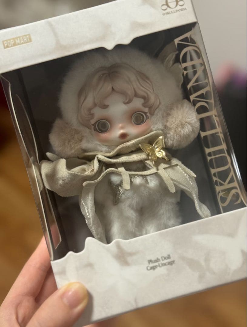 【Mana】SKULLPANDA ぬいぐるみ ホワイト レッド 2点