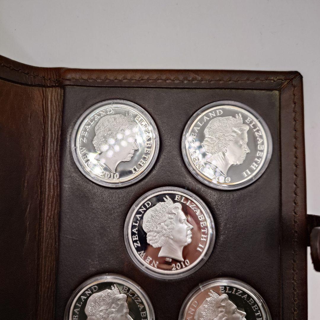 ニュージーランド 古代爬虫類 セット 2010年 銀貨 da1601