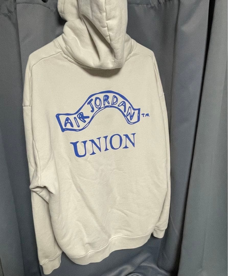 AIR JORDAN UNION パーカー クリーム色
