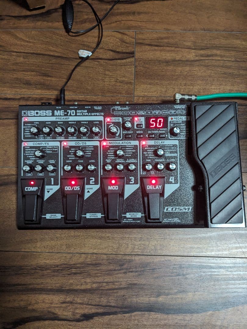 BOSS ME-70 ギターエフェクター アダプター付き