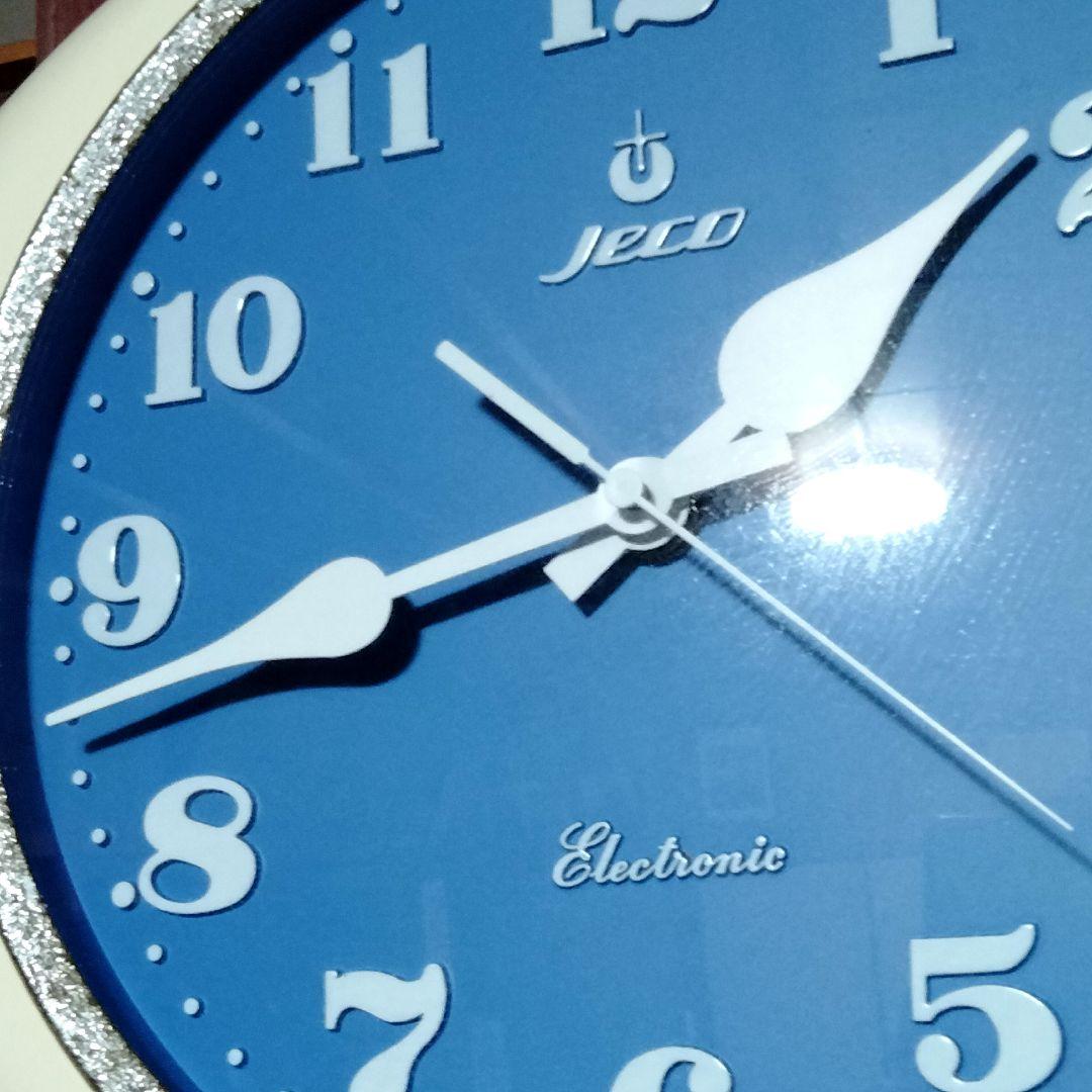 【美品 動作品】ジェコー jeco 掛け時計 ミッドセンチュリー アンティーク
