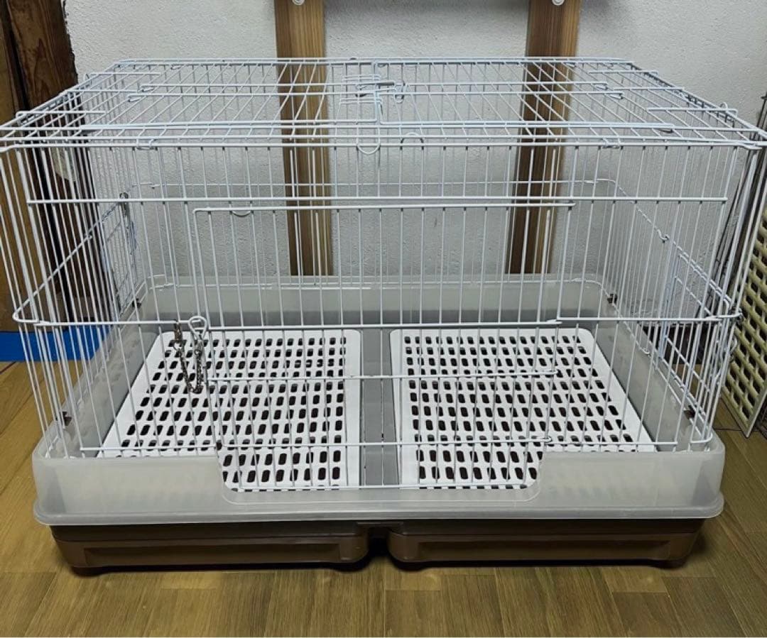 うさぎのカンタンおそうじケージワイドＢ マルカン