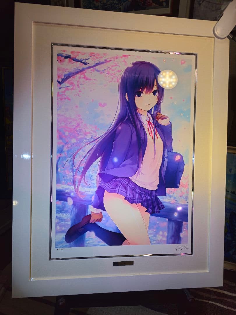 アールビバン 版画 珈琲貴族 桜道