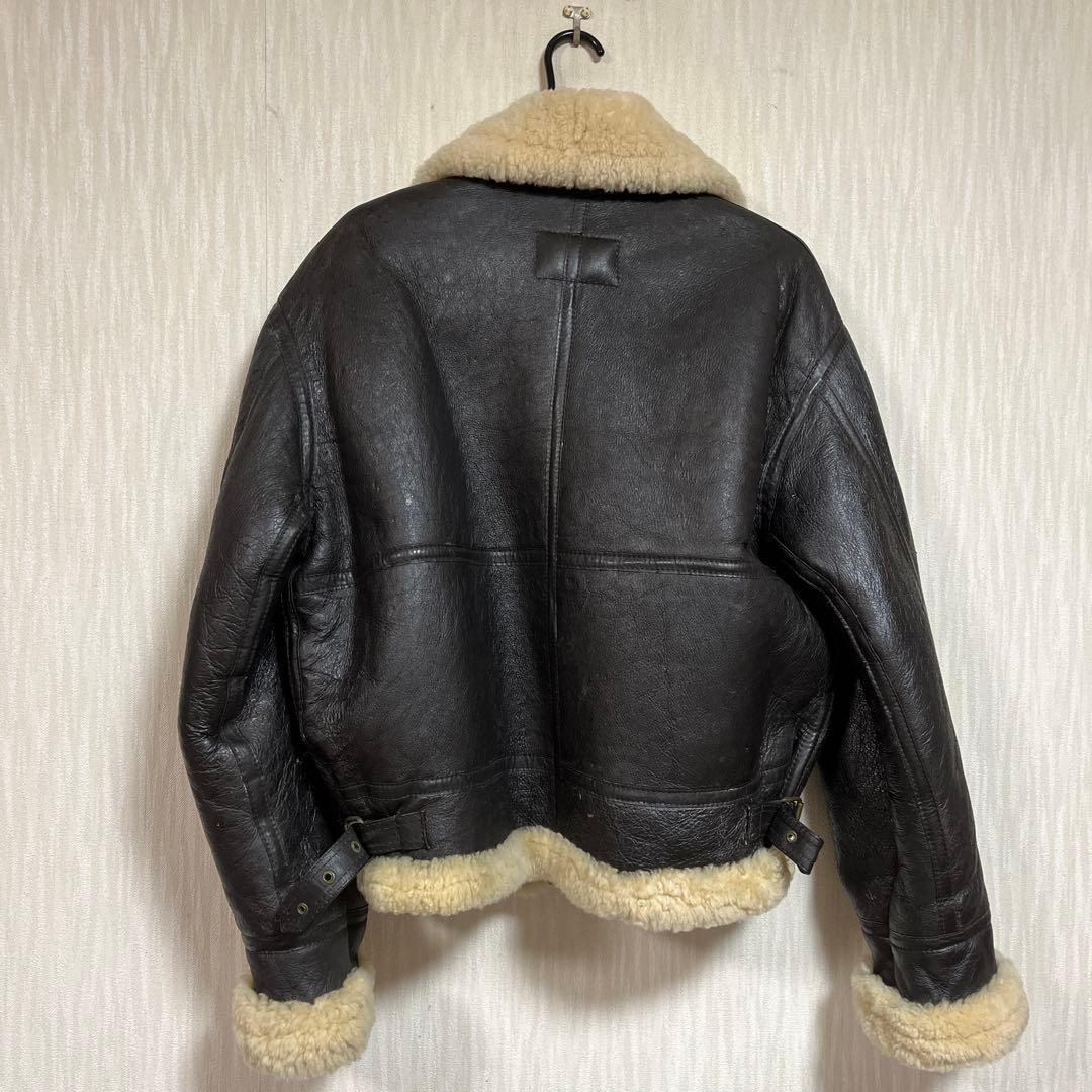 シープスキン　Ｂ３ライダースジャケット　M