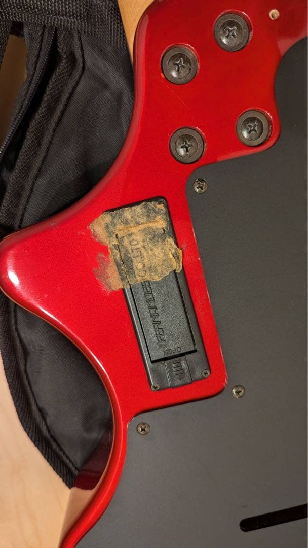 FERNANDES zo-3ギター 赤 ジャンク品