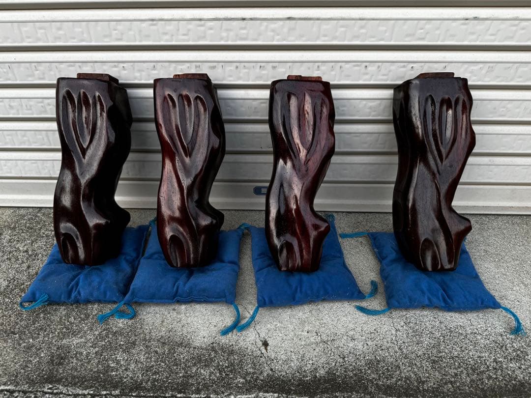 【ブビンガ】　一枚板　ブビンガローテーブル