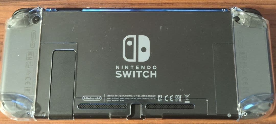 鈴*菜様 Nintendo Switch 本体 グレー (透明カバー付き)