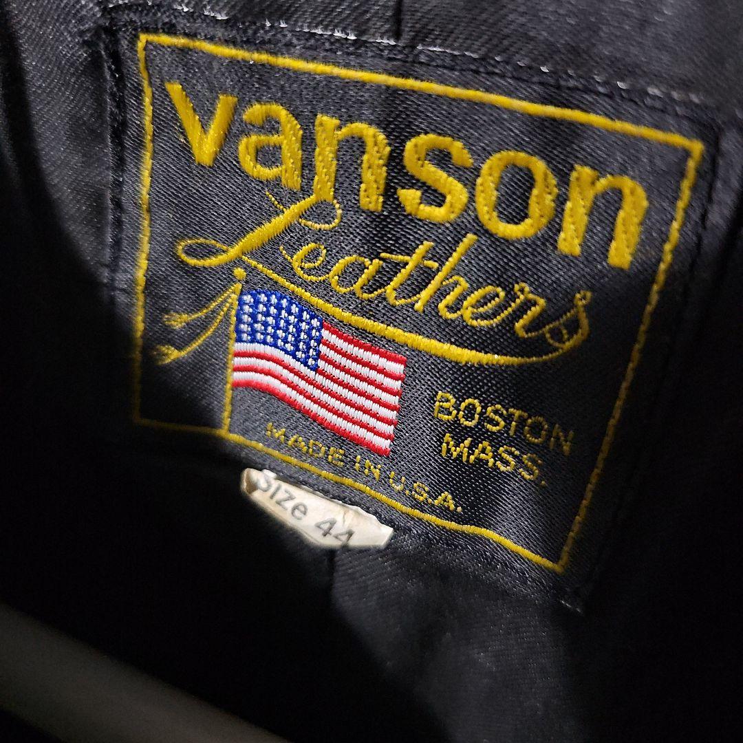 vanson オールドバンソン　44　超初期CCジッパー