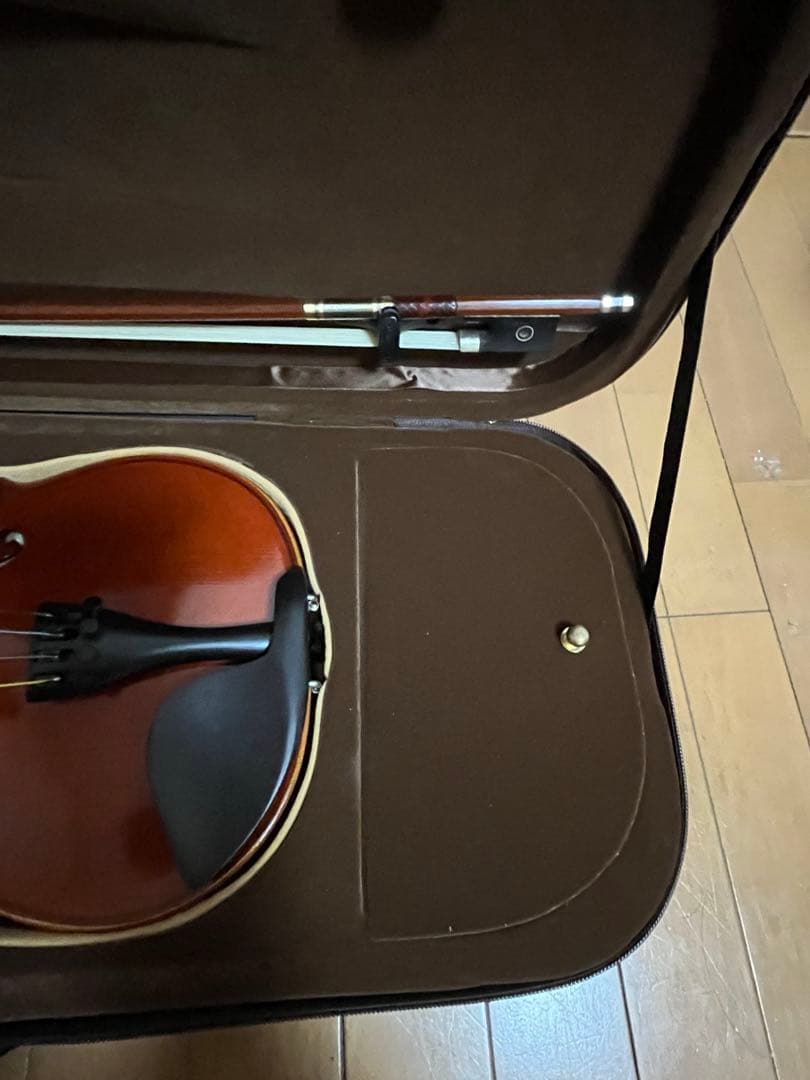 さ*ん様 バイオリン 本体 ブラウンケース付き
