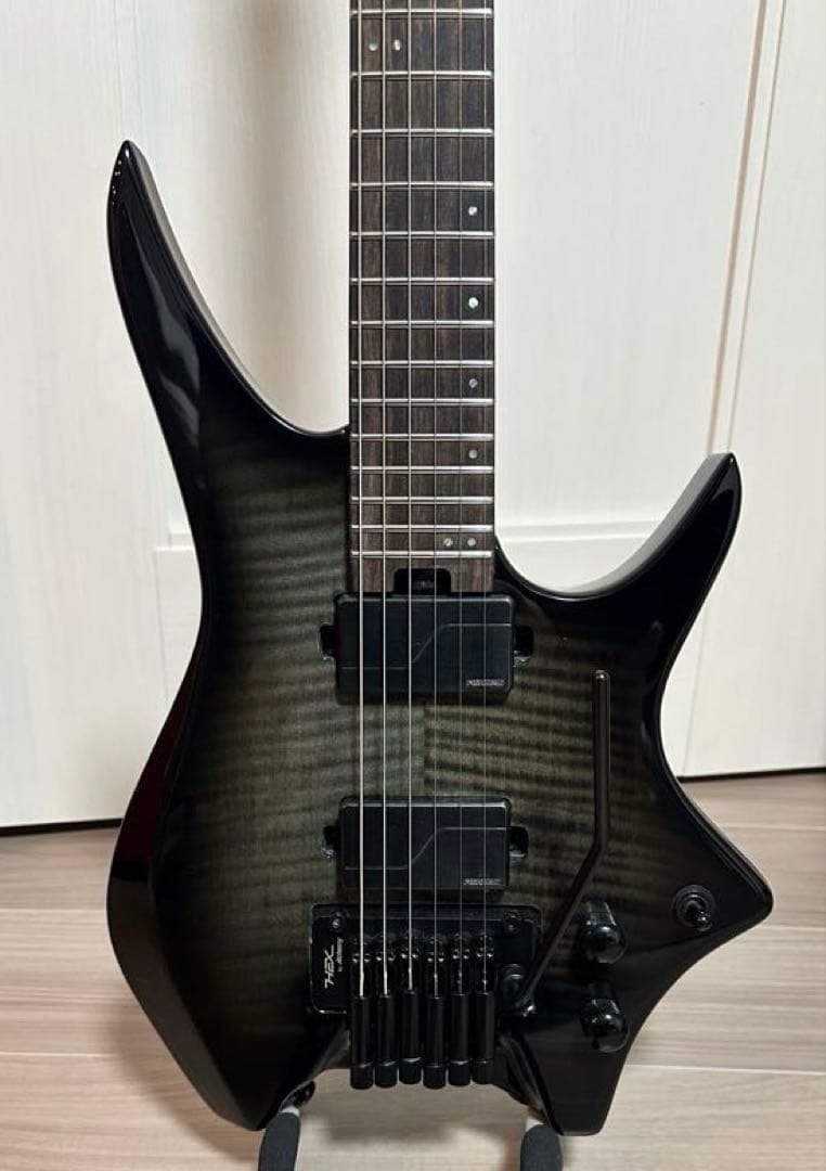 HEX Guitars N700 Transparent Black ヘッドレス