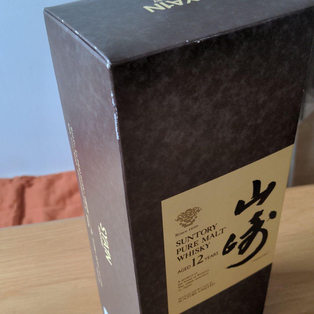 サントリー山崎12年 ピュアモルト 750ml 箱付き 未開封 美品