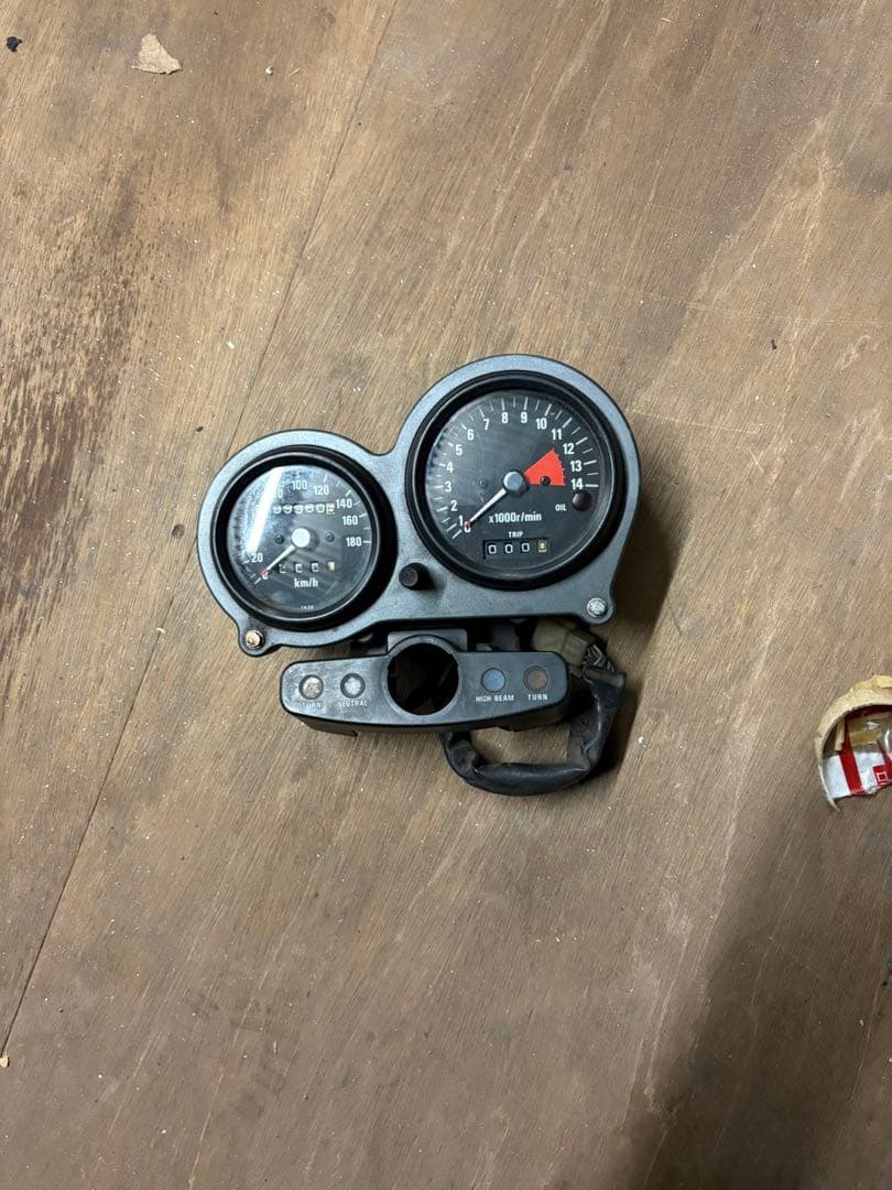 ゼファー400 親子メーター　初期型　C1 C2 低走行メーター