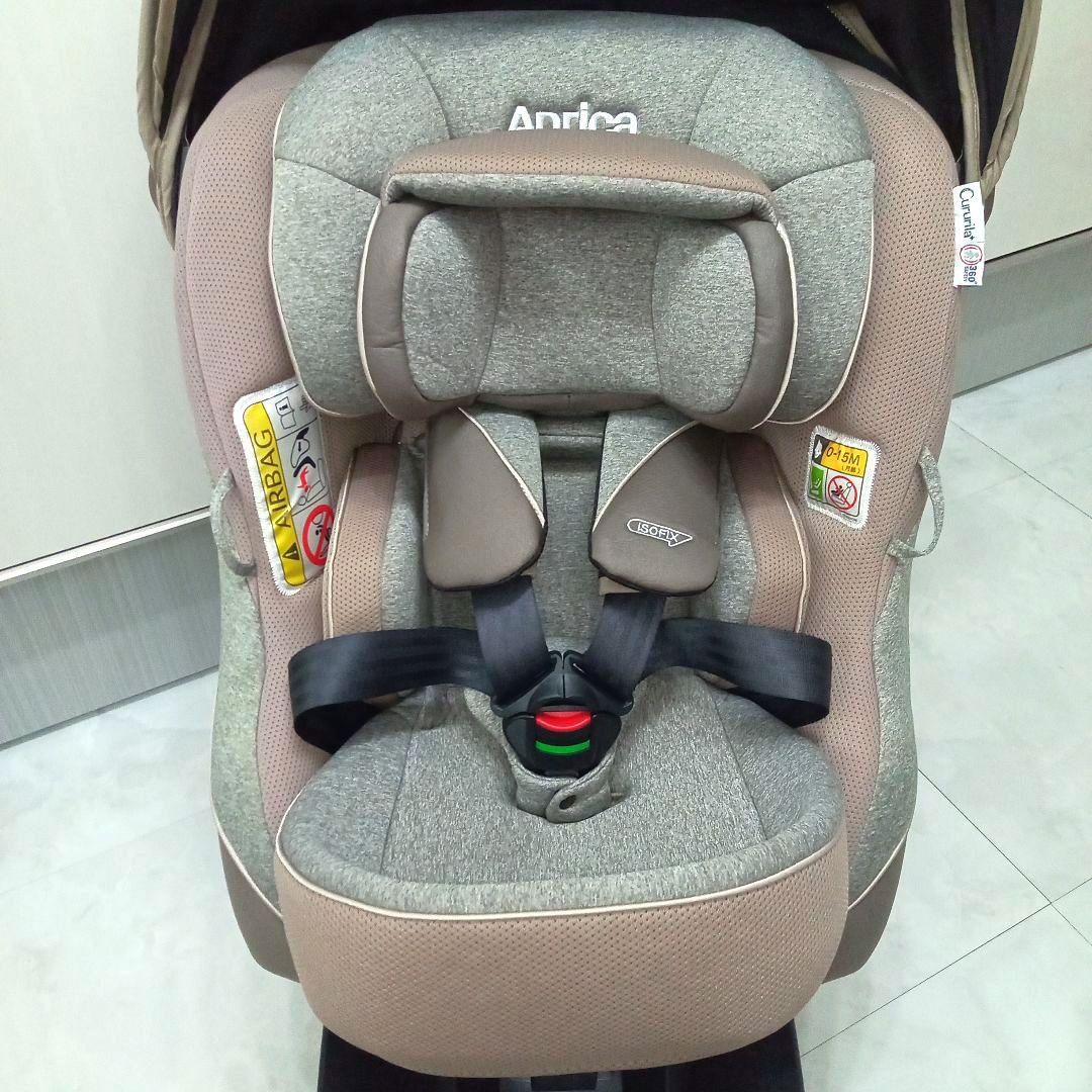 極美品♡【アップリカ】クルリラ プラス 360°セーフティー／ブラウンストーン