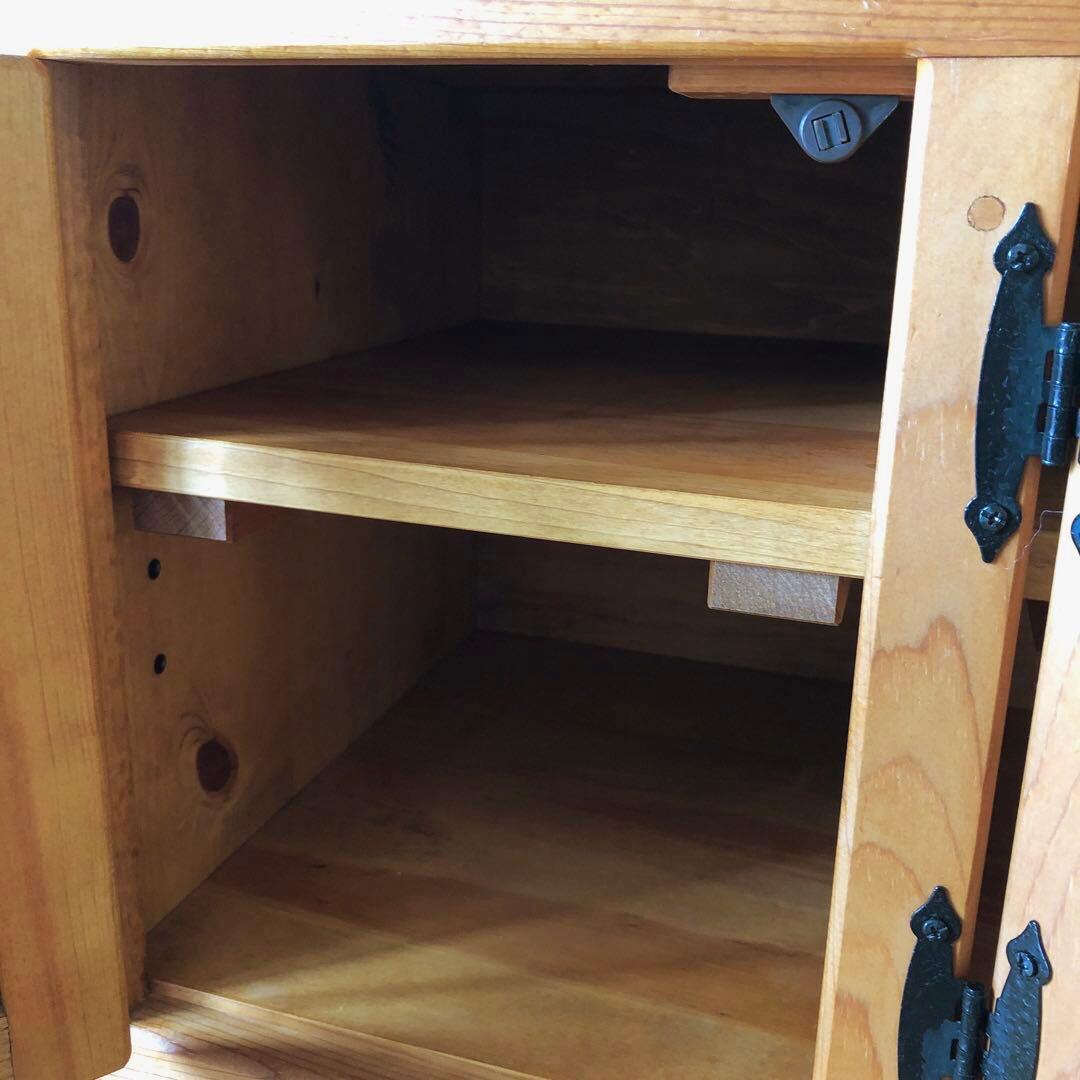 カントリー家具 テレビ用 ローボード リビング収納