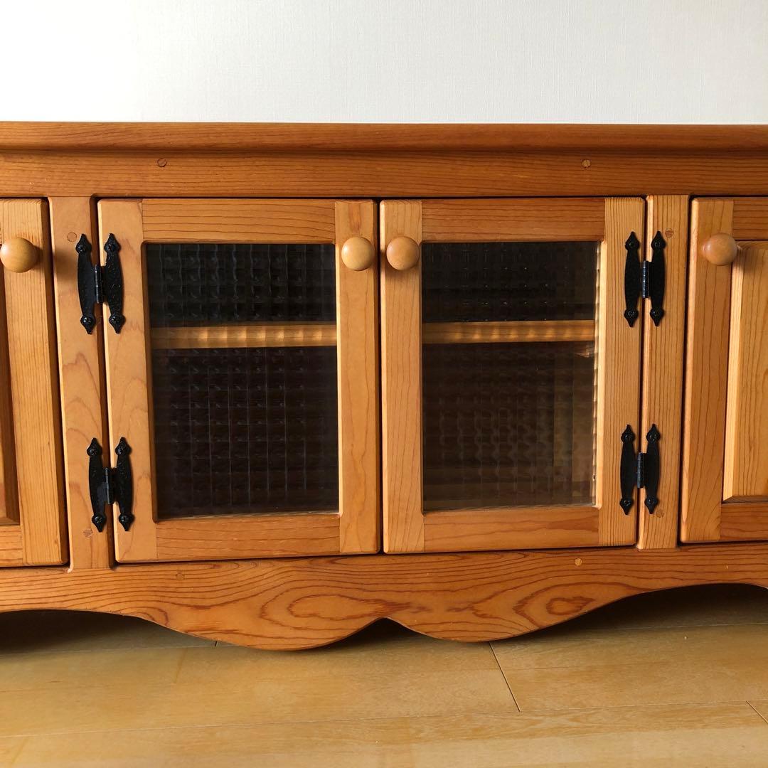 カントリー家具 テレビ用 ローボード リビング収納