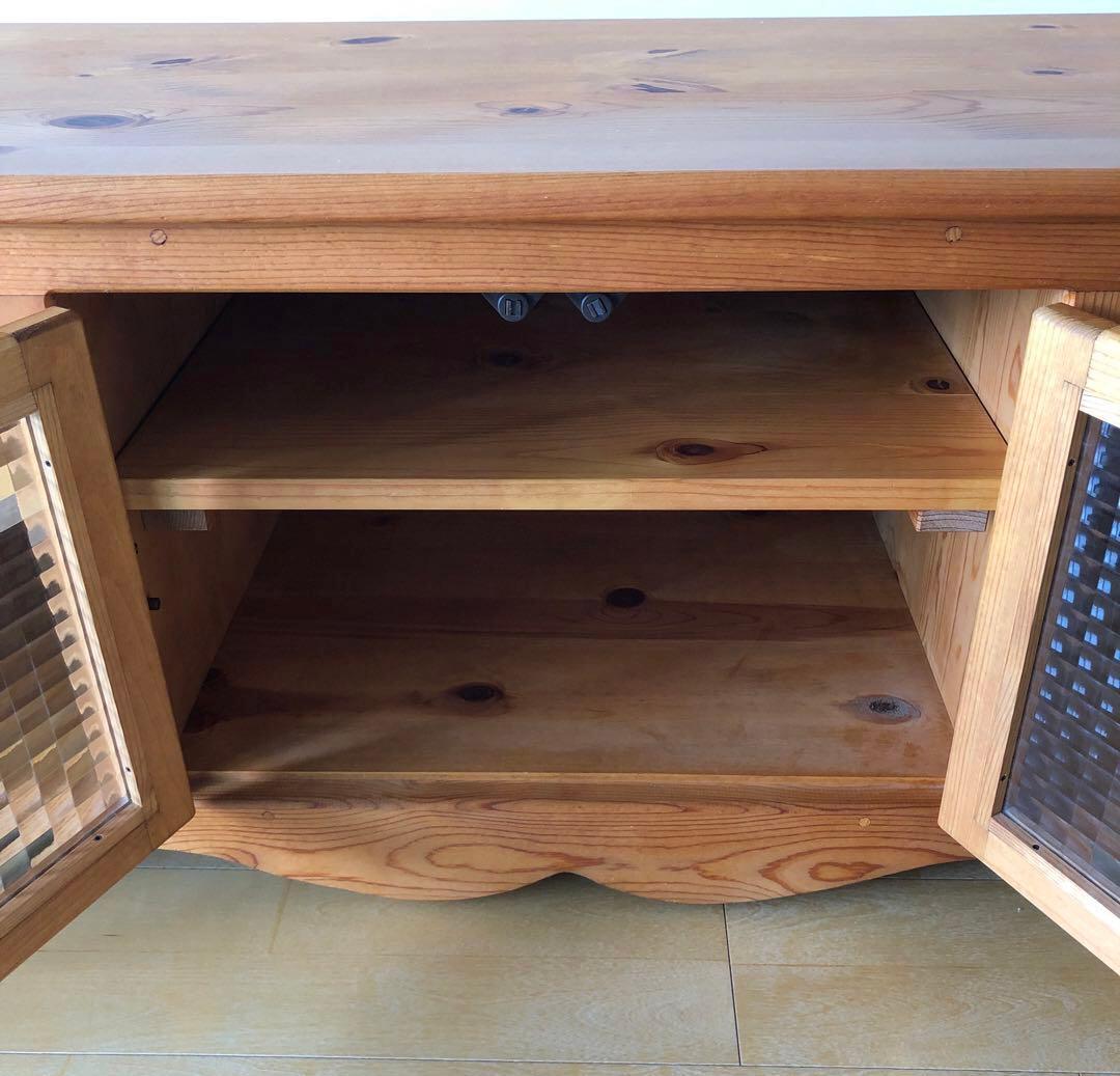 カントリー家具 テレビ用 ローボード リビング収納