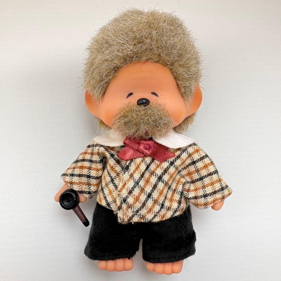80年代 ソフビ グミ モンチッチ おじいちゃん　monchhichi 584