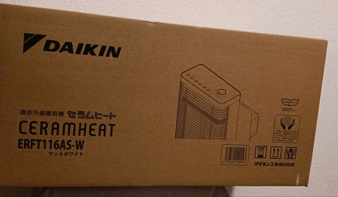 ダイキン　セラムヒート ERFT116AS-W