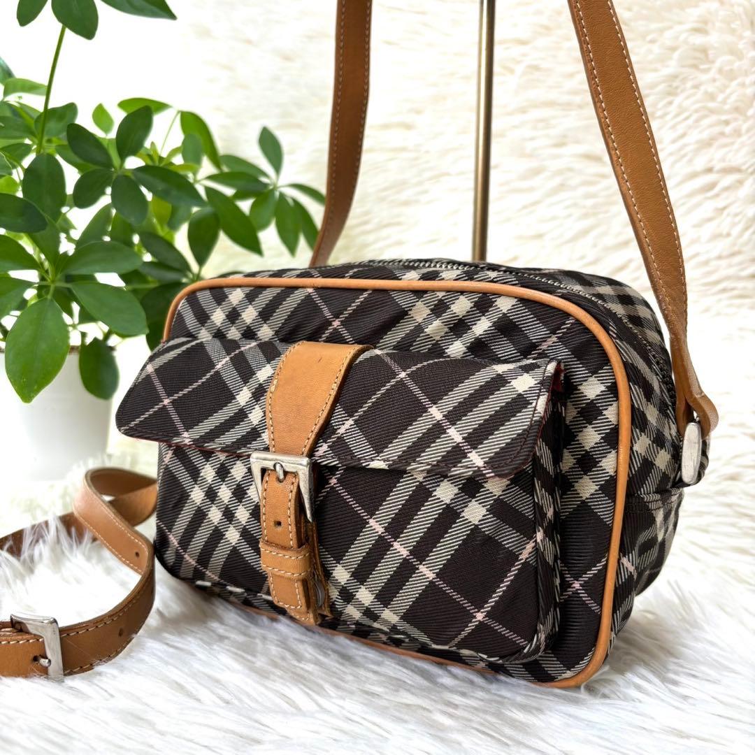 【美品】BURBERRY BLUE LABEL ショルダーバッグ ノバチェック