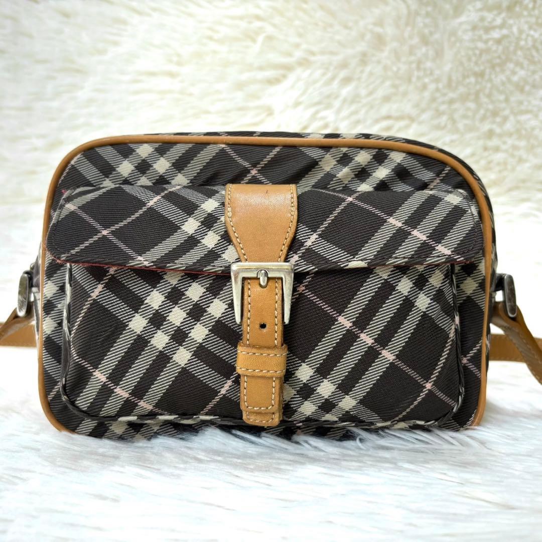 【美品】BURBERRY BLUE LABEL ショルダーバッグ ノバチェック