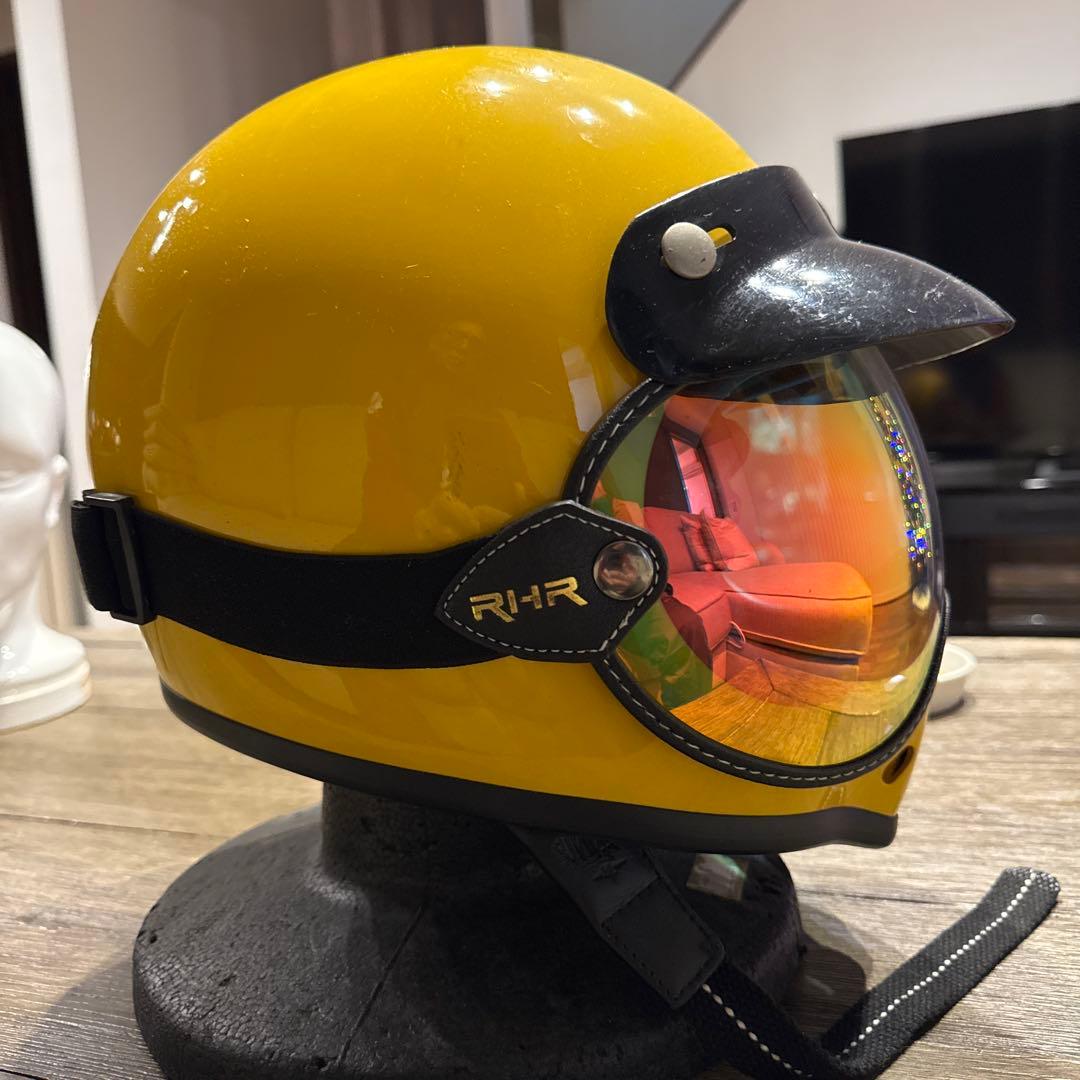 AHR イエロー ヘルメット ミラ