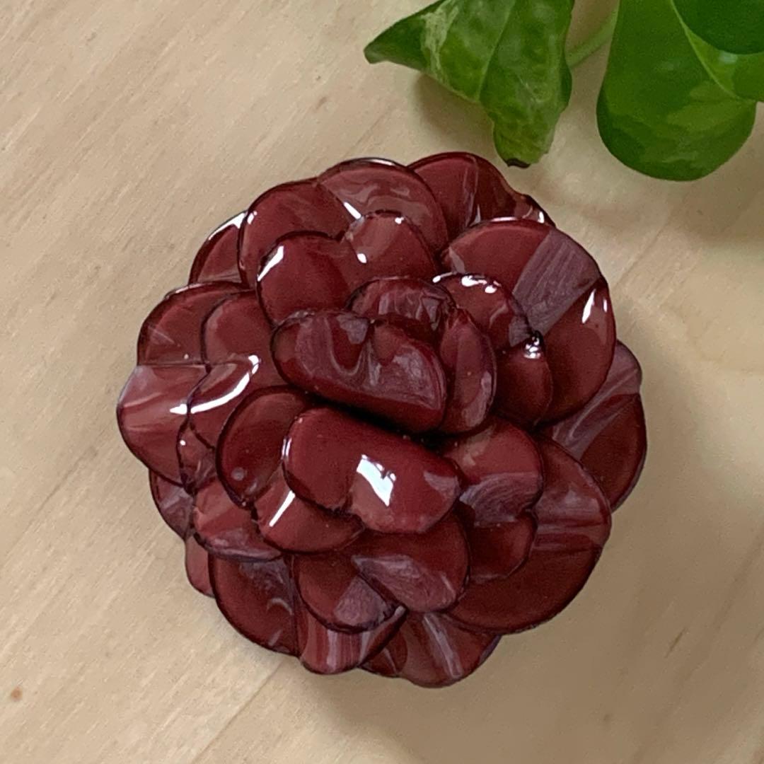 Francoise Montague ゼラニウム　ブローチ