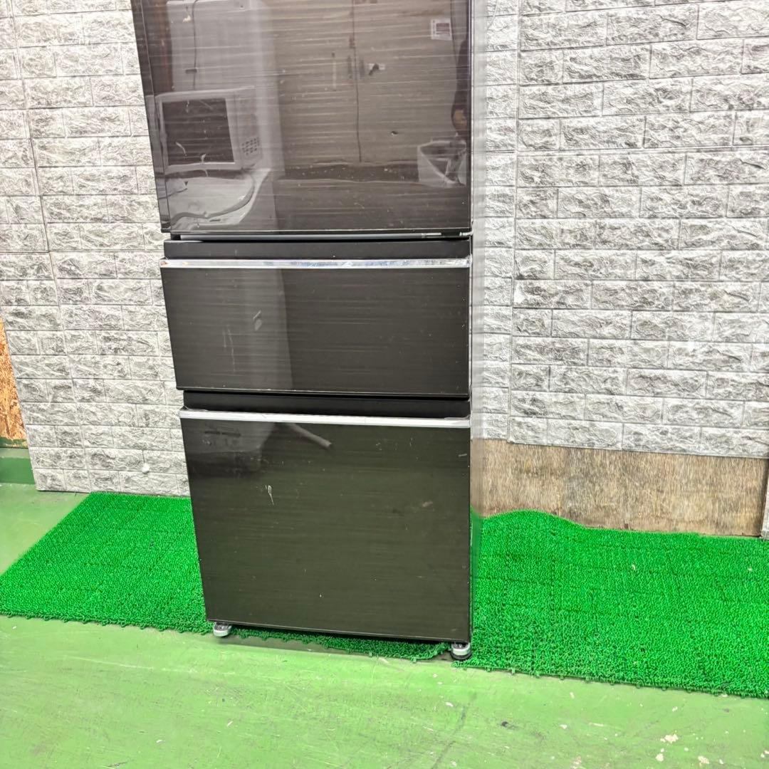 まる。572★2017年製★三菱　冷蔵庫　3ドア　自動製氷機能付き330L