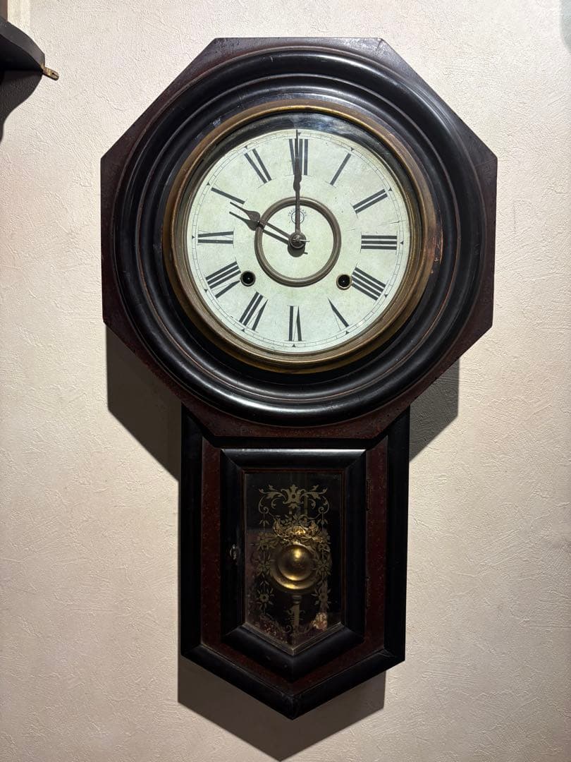 古時計 ゼンマイ掛け時計 精工舎 昭和 アンティーク