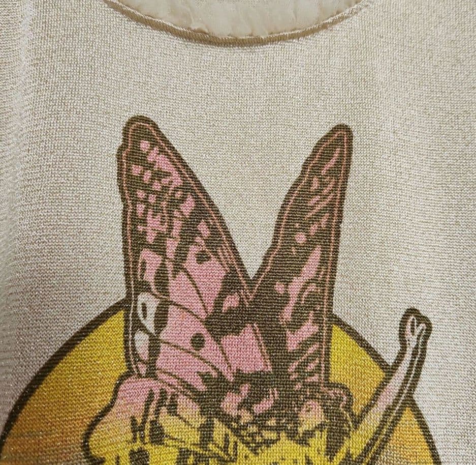 初期 タグ有❗★Hysteric Glamour★ バタフライガール♥ゴールド