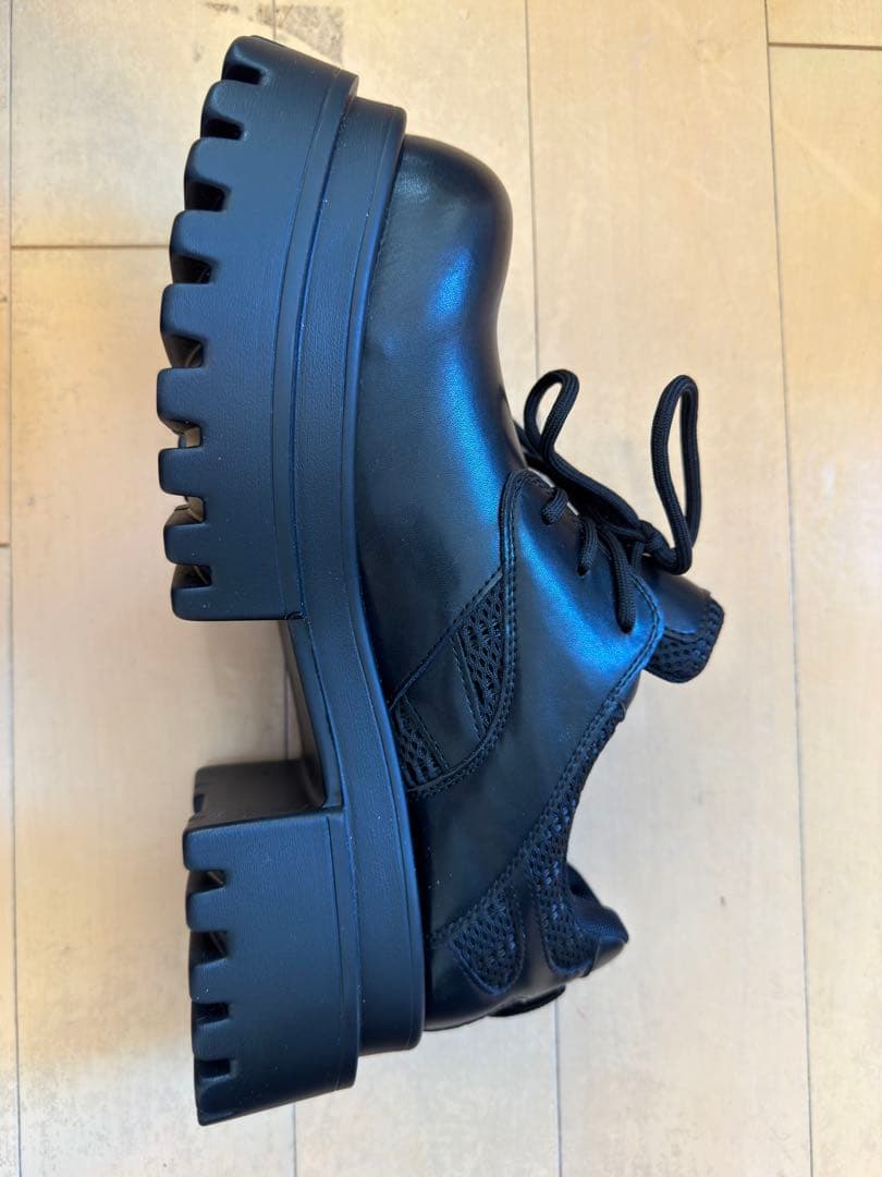 リマジン似　ダービーシューズ　厚底