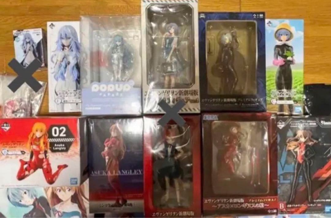 エヴァンゲリオン　アスカ　レイ　ロディ　フィギュア10体　グッズ