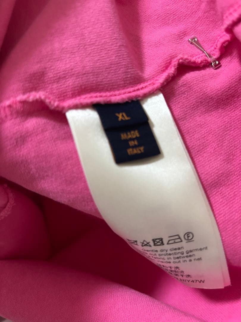 本物LOUIS VUITTON ピンクTシャツ