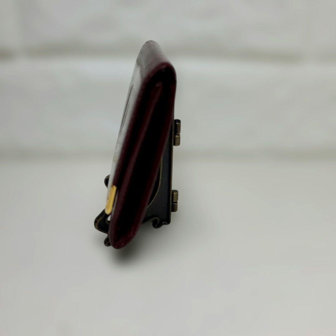 【美品】Cartier マスト バーガンディ ケース 財布 レザー
